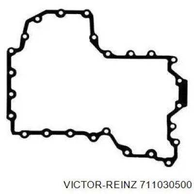 711030500 Victor Reinz прокладка поддона картера двигателя нижняя