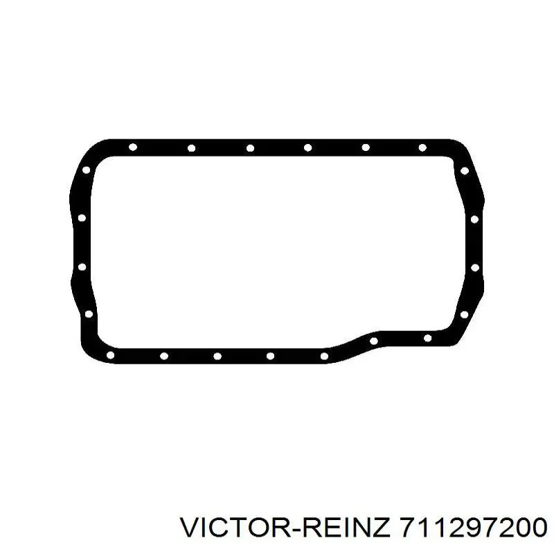 Junta, cárter de aceite 711297200 Victor Reinz