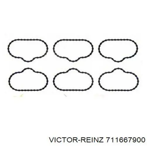 Прокладка впускного коллектора верхняя Victor Reinz 711667900 цена, от 12.62 USD