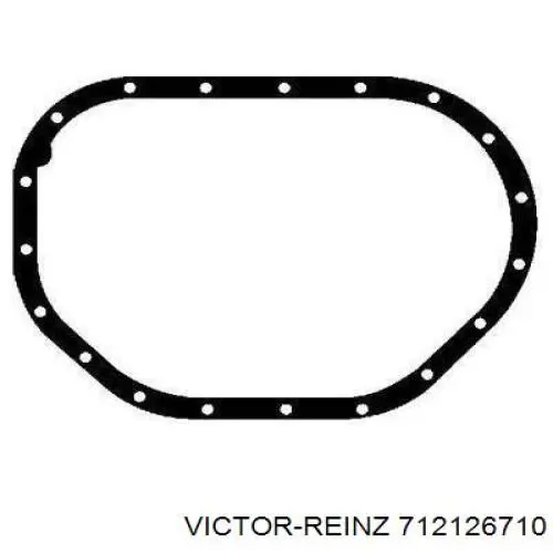 712126710 Victor Reinz прокладка поддона картера двигателя