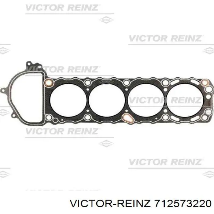 Прокладка впускного коллектора, правая Victor Reinz 712573220