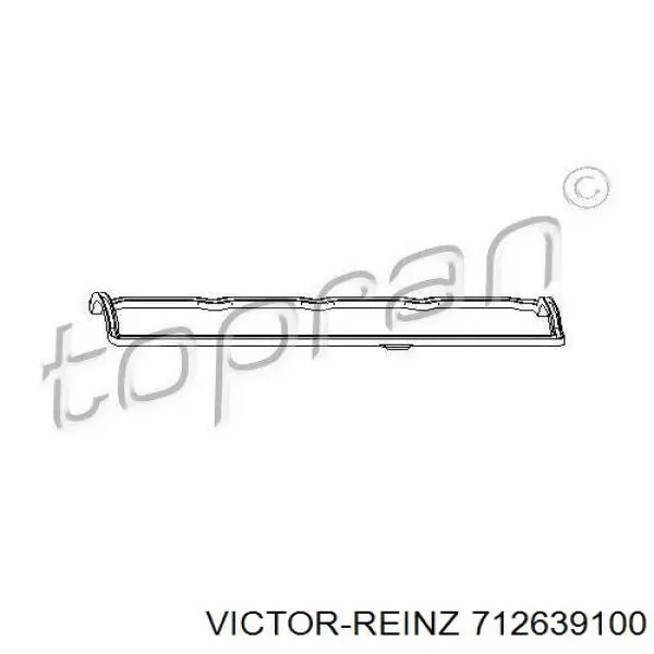 Junta de la tapa de válvulas del motor 712639100 Victor Reinz