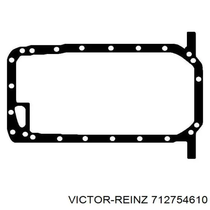 71-27546-10 Victor Reinz прокладка поддона картера двигателя верхняя