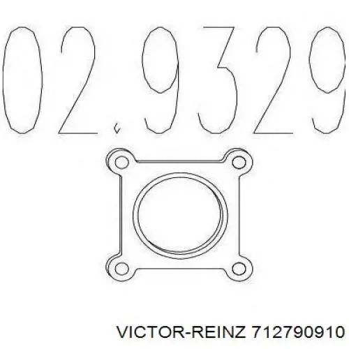 Прокладки выхлопной системы Victor Reinz 712790910 цена, от 2.96 USD
