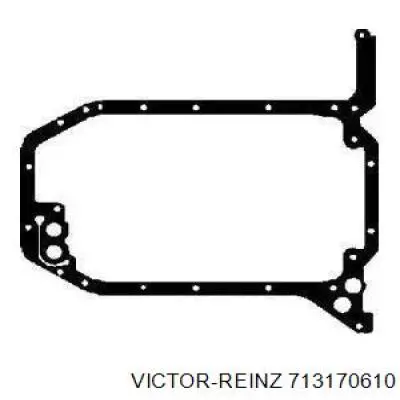 71-31706-10 Victor Reinz прокладка поддона картера двигателя верхняя