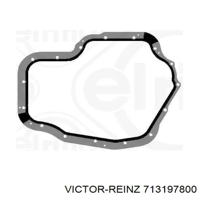 Прокладка піддону картера двигуна, нижня 713197800 Victor Reinz