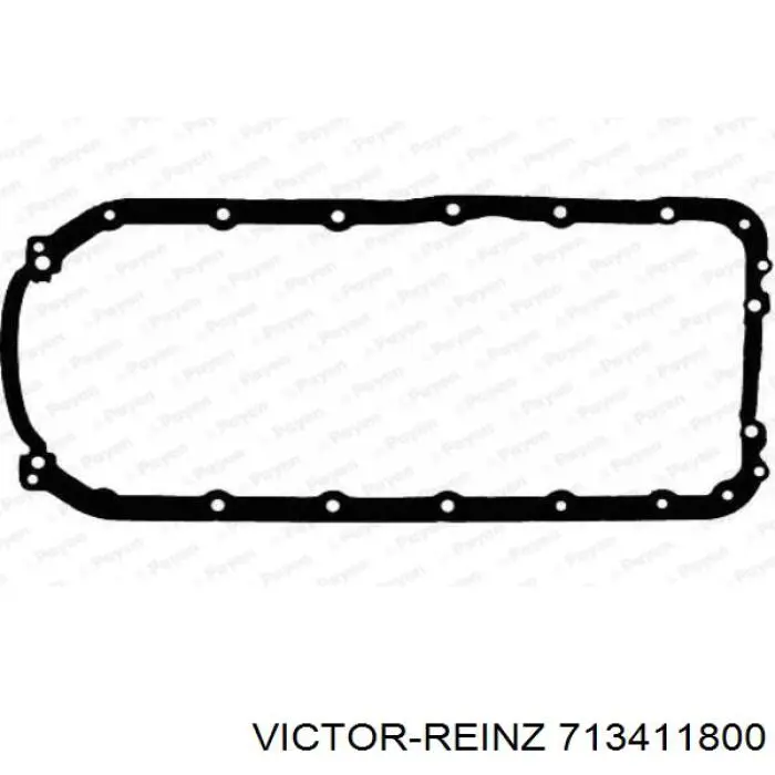 713411800 Victor Reinz прокладка поддона картера двигателя