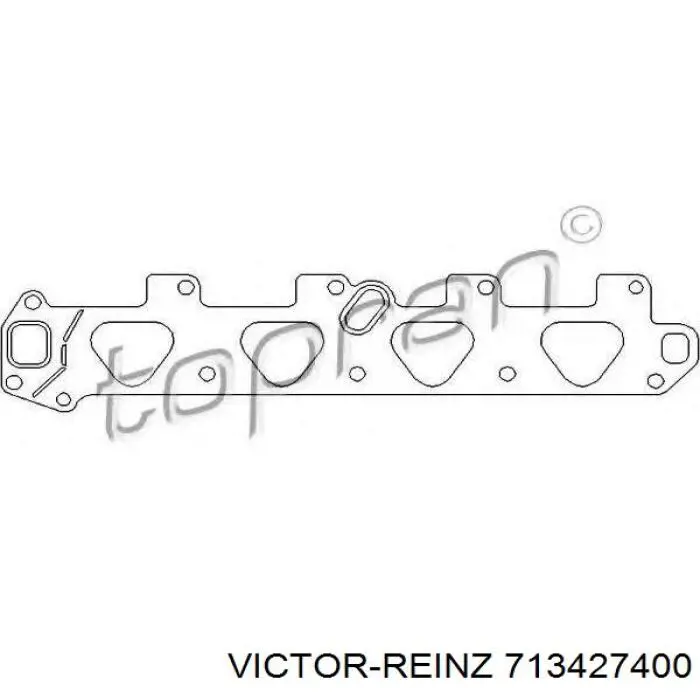Прокладка впускного коллектора верхняя 713427400 Victor Reinz