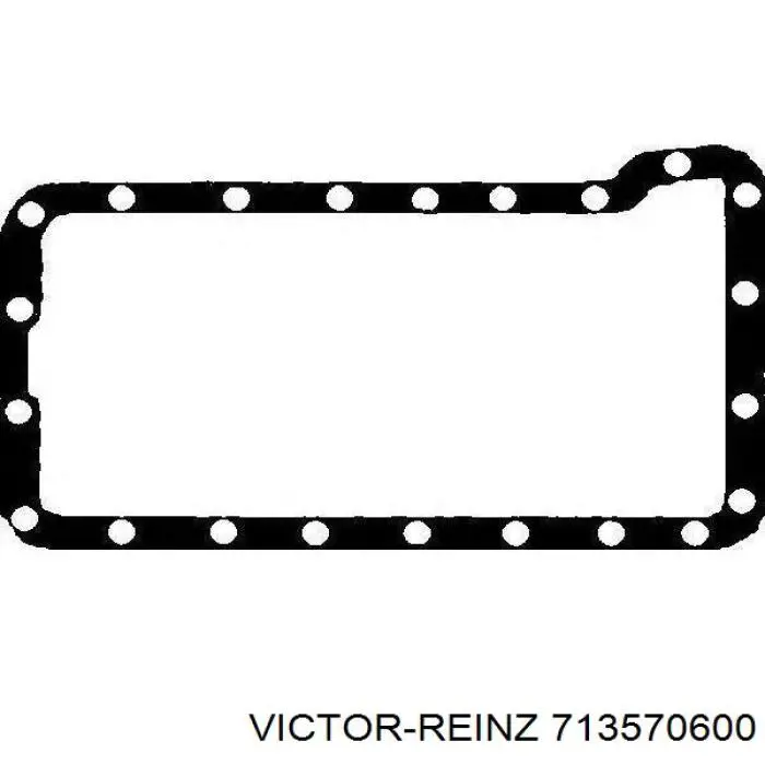 713570600 Victor Reinz прокладка поддона картера двигателя