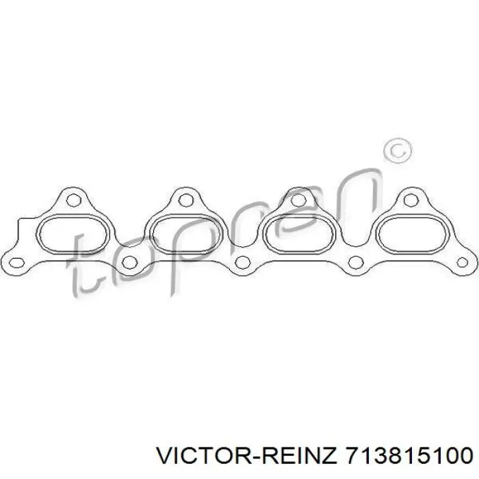 Прокладка коллектора 713815100 Victor Reinz