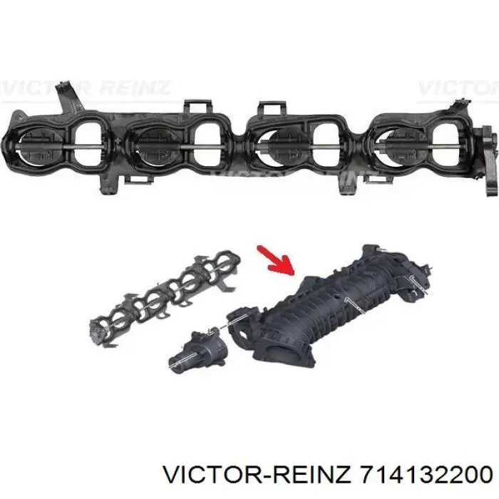 Прокладка всасывающего коллектора Victor Reinz 714132200 цена, от 32.14 USD