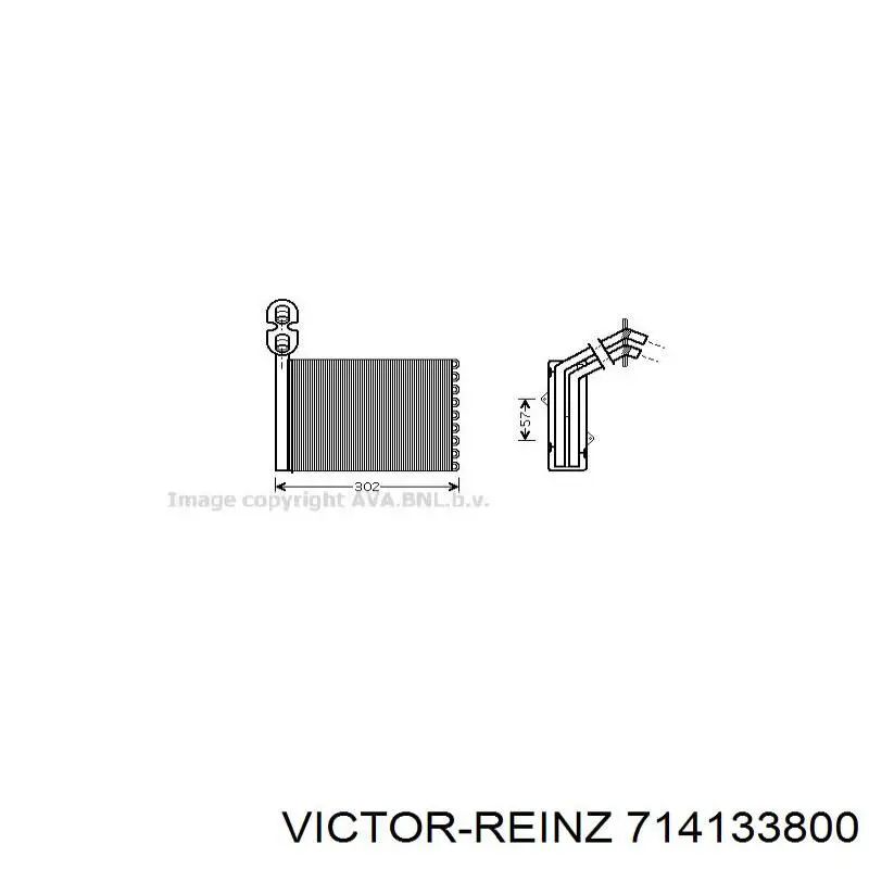 Купить 714133800 Victor Reinz Прокладка клапанной крышки двигателя