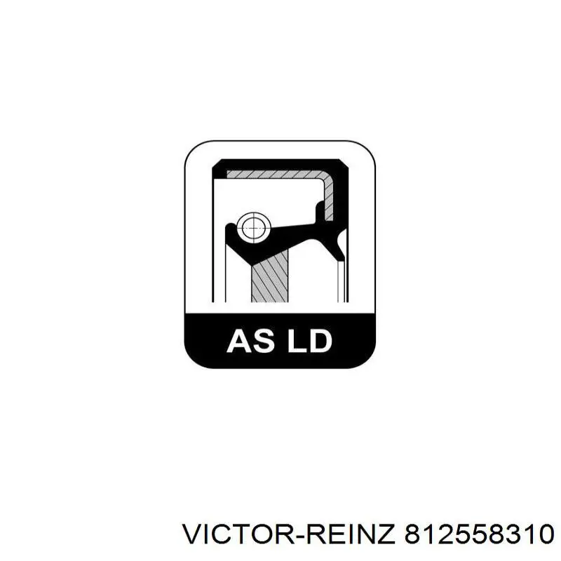 81-25583-10 Victor Reinz vedação traseira de cambota de motor