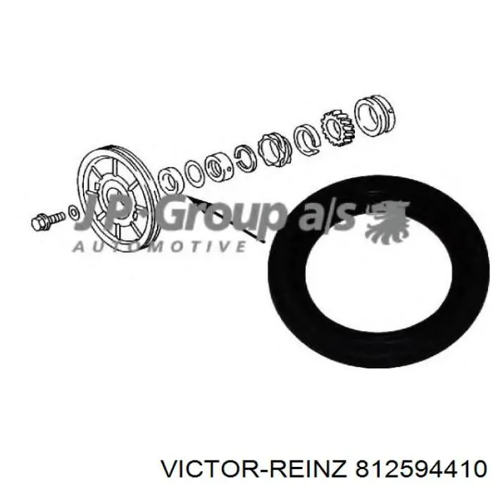 Сальник коленвала передний Victor Reinz 812594420