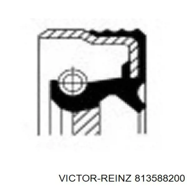 Сальник коленчатого вала Victor Reinz 813588200 цена, от 5.51 USD