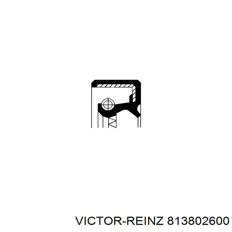 Левый сальник полуоси 813802600 Victor Reinz