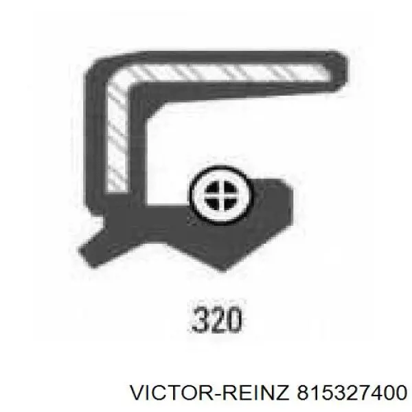 Купить 815327400 Victor Reinz Передний сальник коленвала
