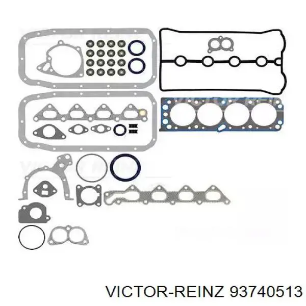 93740513 Victor Reinz комплект прокладок двигателя полный