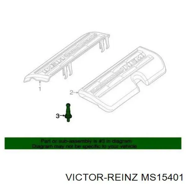 MS15401 Victor Reinz прокладка впускного коллектора