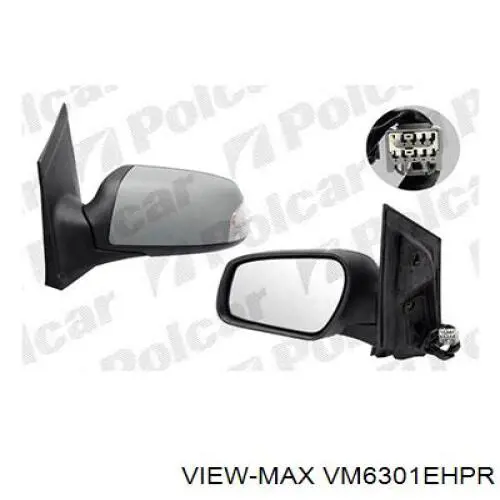 VM6301EHPR View MAX зеркало заднего вида правое