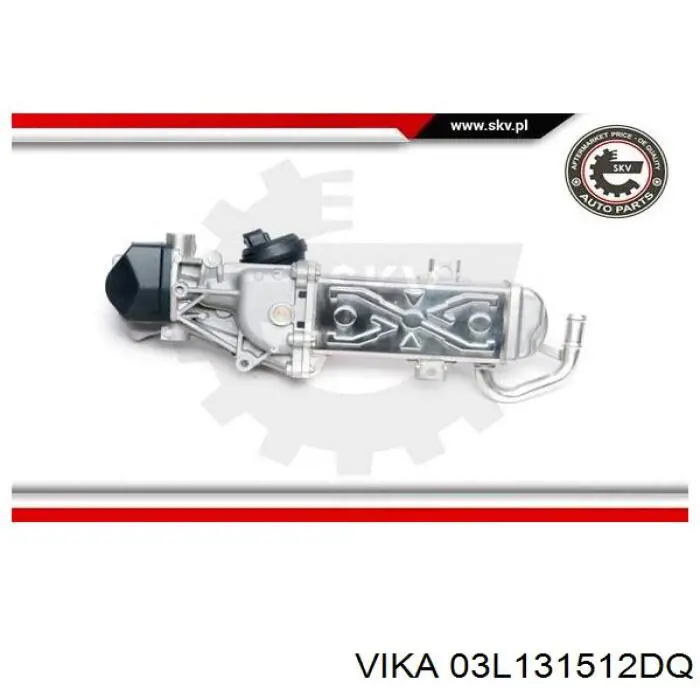 Радиатор системы EGR 710861D Borg-Warner