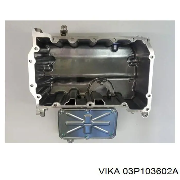 V104356 VEMO/Vaico поддон масляный картера двигателя