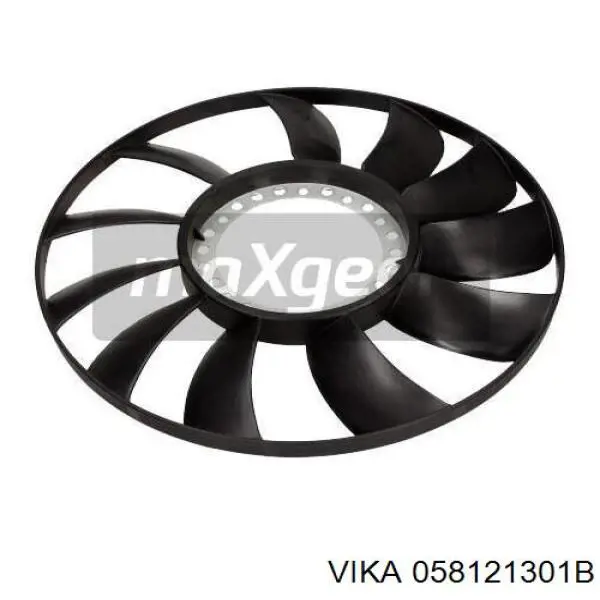 Вентилятор (крыльчатка) радиатора охлаждения Vika 058121301B
