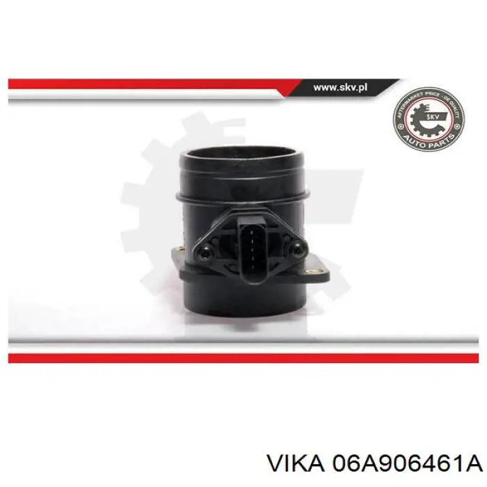 Датчик массового расхода воздуха Vika 06A906461A цена, от 34.08 USD