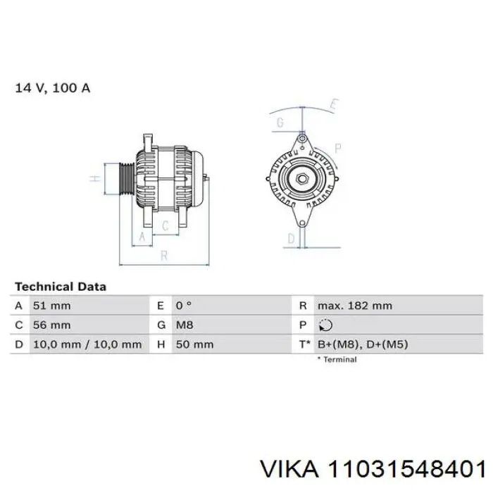 Датчик газов картера Vika 11031548401 цена, от 47.50 USD