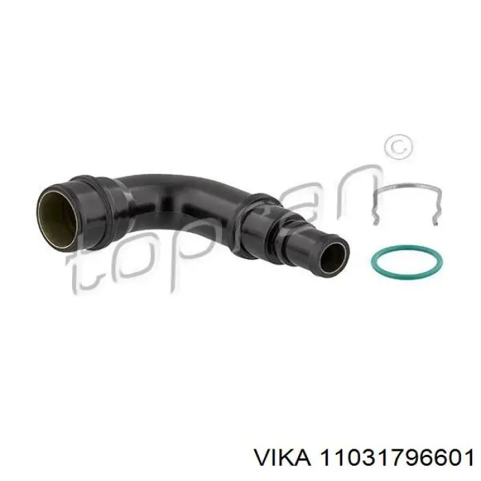 Патрубок вентиляции картера, маслоотделителя Vika 11031796601 цена, от 9.23 USD