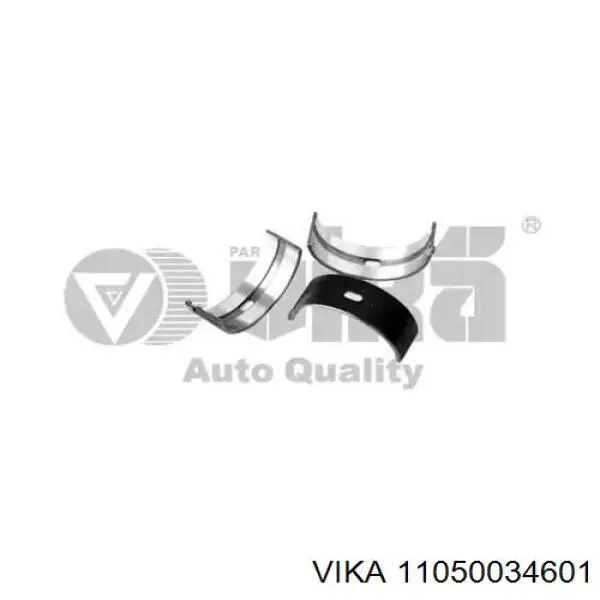 11050034601 Vika вкладыши коленвала коренные, комплект, 2-й ремонт (+0,50)
