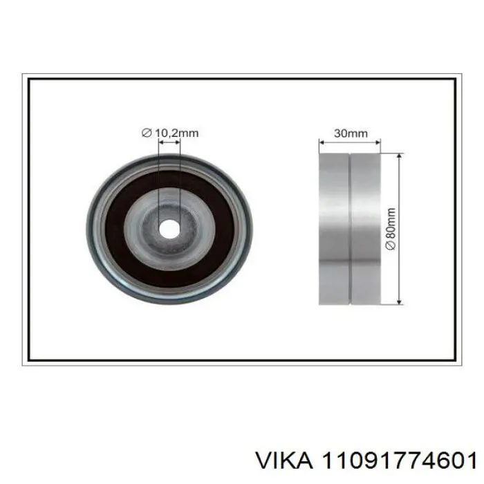 Паразитный ролик ГРМ V56350 Continental/Siemens