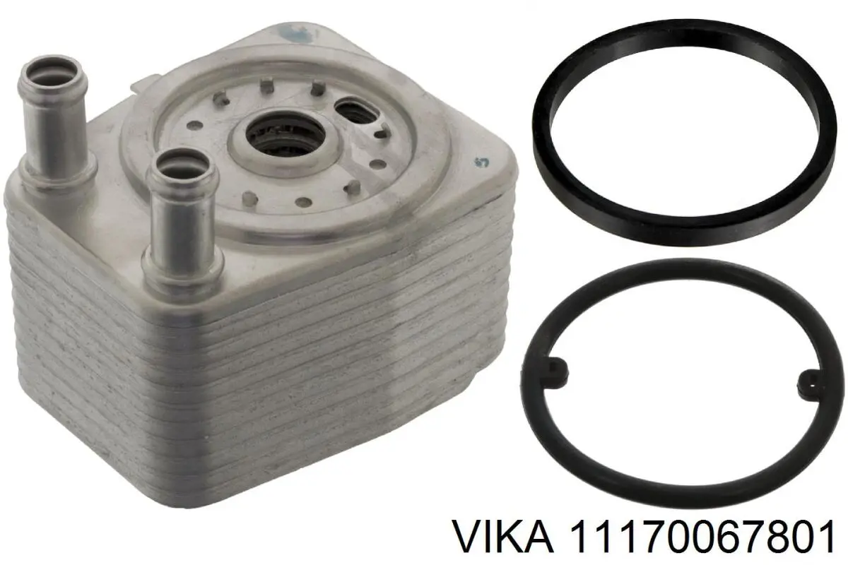 11170067801 Vika radiador de óleo (frigorífico, debaixo de filtro)