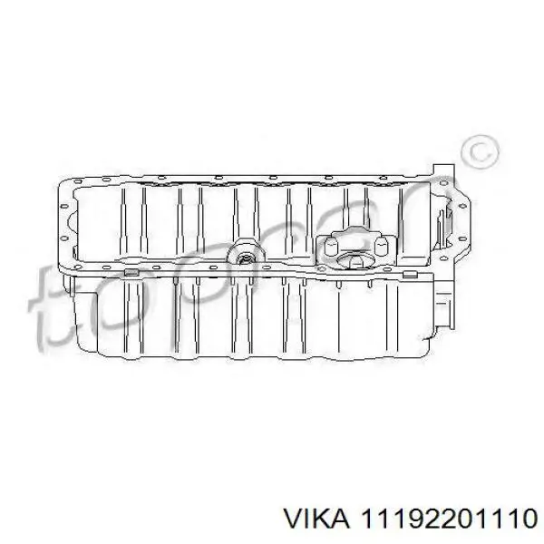 Поддон двигателя 11192201110 Vika
