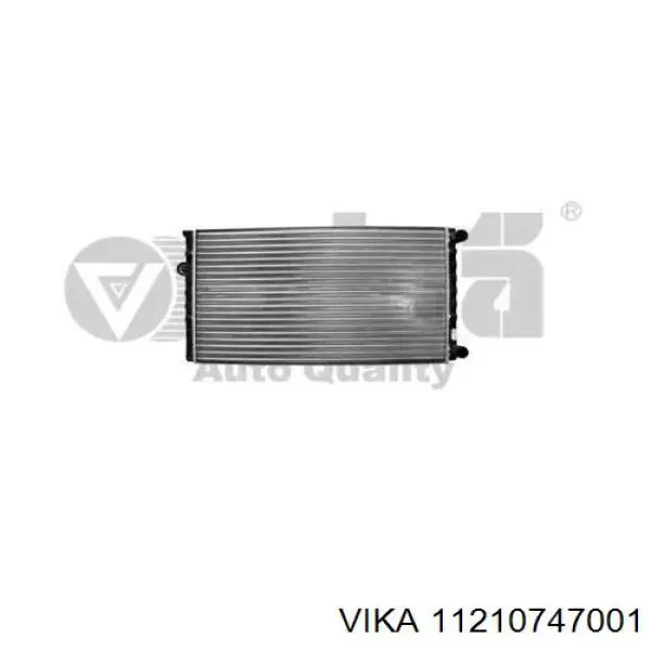 Радиатор охлаждения двигателя на Volkswagen Vento  1HX0