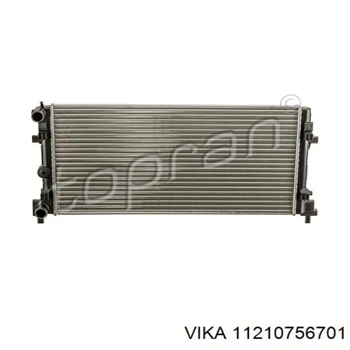 Radiador refrigeración del motor 11210756701 Vika