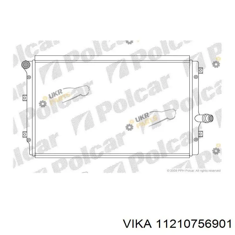 Радиатор 11210756901 Vika