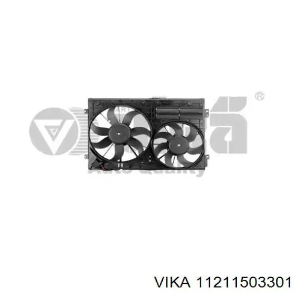 11211503301 Vika электровентилятор охлаждения в сборе (мотор+крыльчатка левый)
