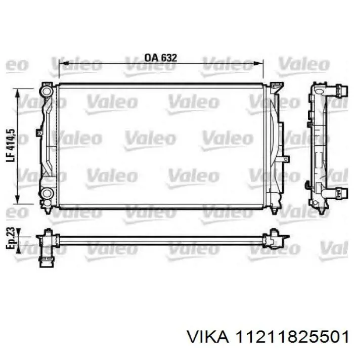 Радиатор охлаждения Signeda RA60229