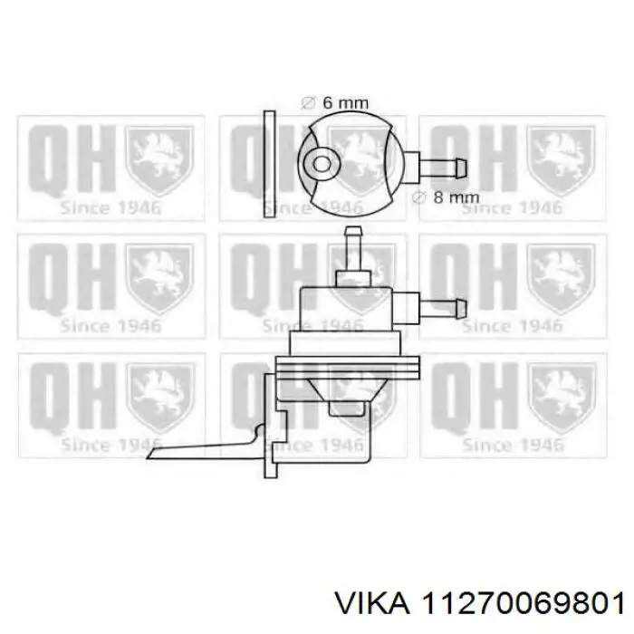 Механический топливный насос 3L127002 AND