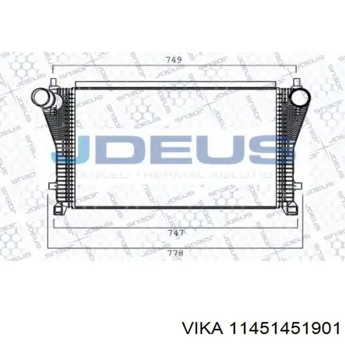 Радиатор интеркуллера на Audi TT FV9