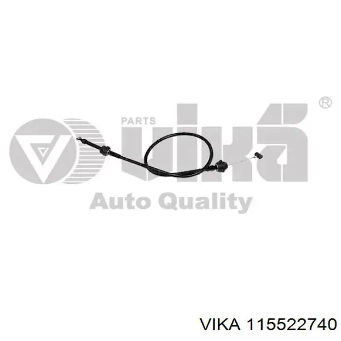 115522740 Vika cabo/pedal de gás (de acelerador)