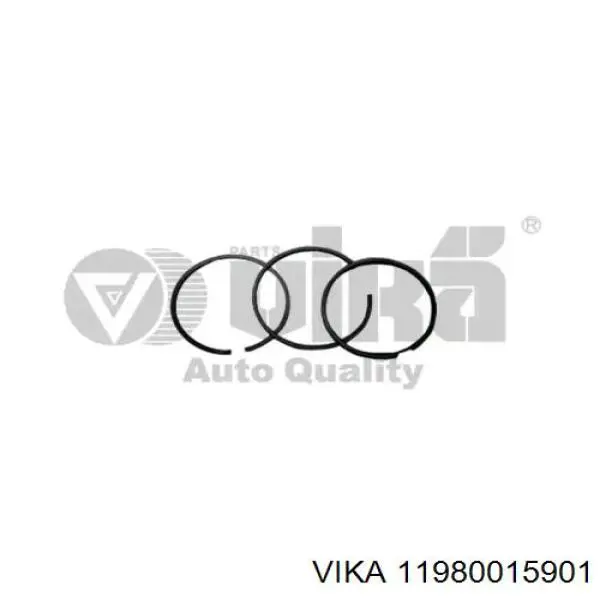 11980015901 Vika кольца поршневые на 1 цилиндр, std.