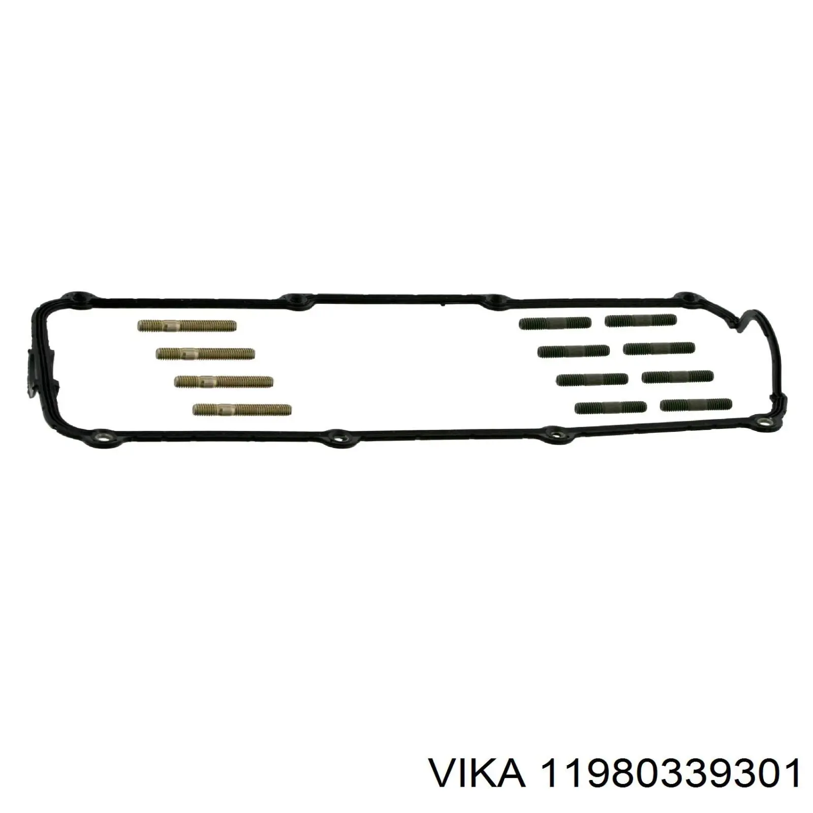 Прокладка клапанної кришки двигуна, комплект 11980339301 Vika