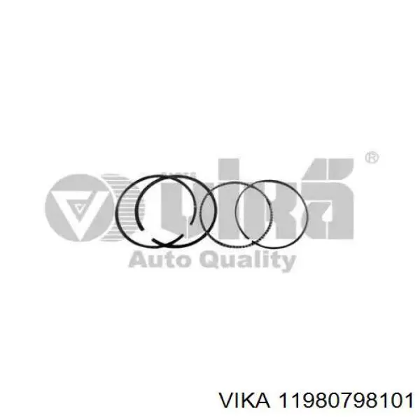 Кольца поршневые STD на 1 цилиндр Vika 11980798101 цена, от 17.54 USD