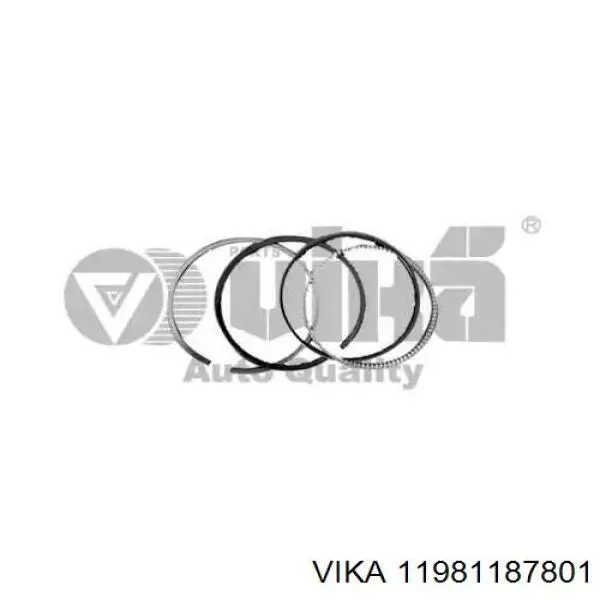 11981187801 Vika кольца поршневые на 1 цилиндр, std.