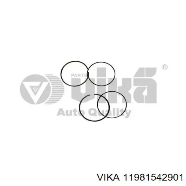 Кольца поршневые на 1 цилиндр, STD. Vika 11981542901