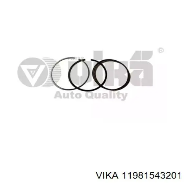11981543201 Vika кольца поршневые комплект на мотор, std.
