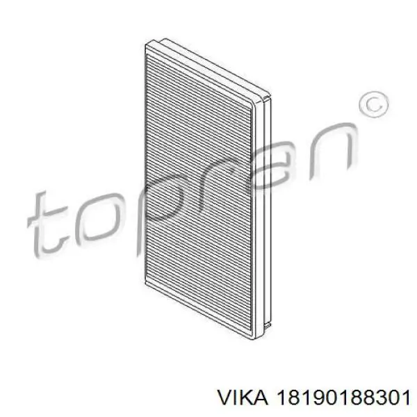 Фильтр воздушный отопителя Vika 18190188301 цена, от 4.70 USD