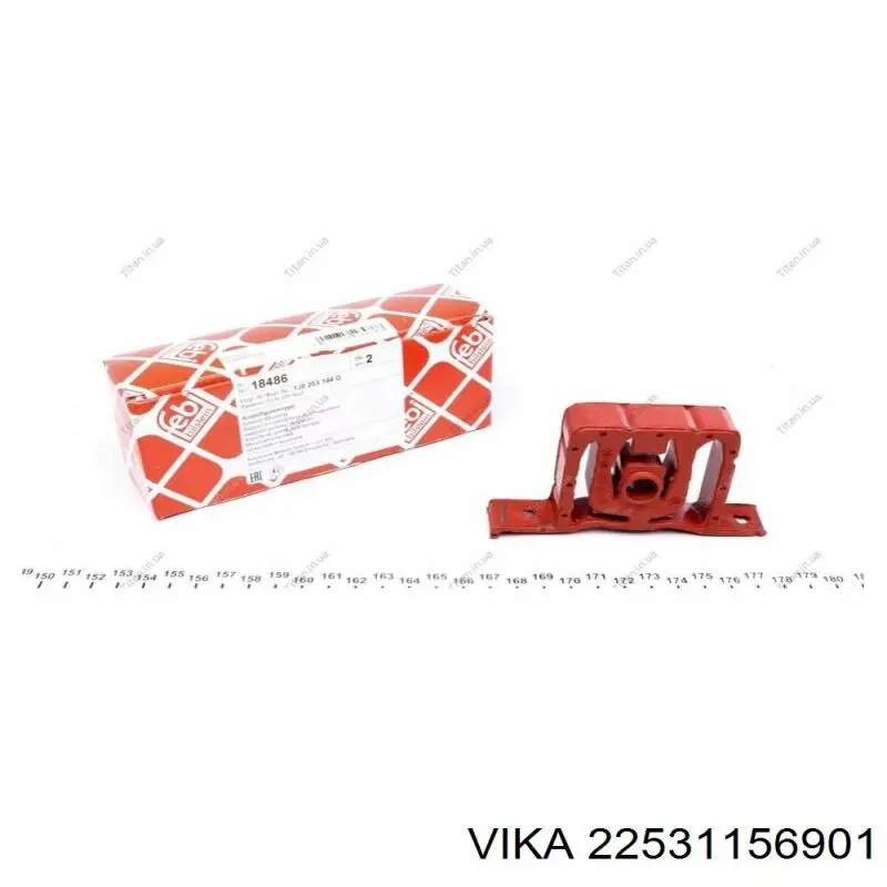 Подушка глушителя 22531156901 Vika